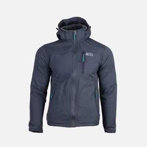 Chaqueta de piel unida navegable FXDO resistente al agua a prueba de viento ligero cierre de cremallera cuello alto para Fitness para Otoño Invierno - Product Image 2