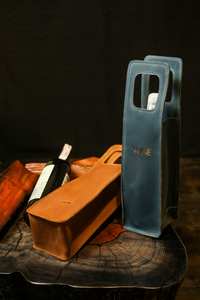 Bolsa de vino de cuero 2026, regalos de cumpleaños personalizados, bolsa de mano para vino, regalos de aniversario para él, 2017 - Product Image 4