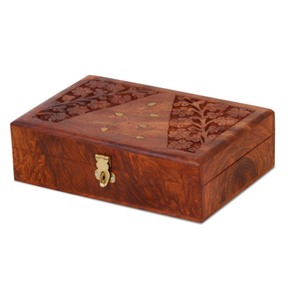 กล่องไม้จัดเก็บเครื่องประดับอเนกประสงค์สำหรับจัดระเบียบในบ้านห้องครัวสำนักงาน - Product Image 1