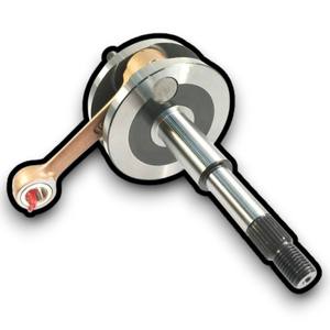 เพลาข้อเหวี่ยง csrk DIO 320/52เครื่องยนต์อะลูมิเนียมทนทาน8มม. 1.2กก. เพลาข้อเหวี่ยงสำหรับรถแข่งโลโก้แบบกำหนดเองสำหรับเปลี่ยน - Product Image 1