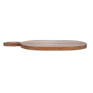 Planche à découper ronde avec poignée, surface épaisse et durable, idéale pour couper, servir le fromage et l'usage quotidien en cuisine - Product Image 6