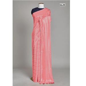 Última llegada elegante Georgette Saree para fiestas bordado de Calidad Trabajo para bodas mejor precio proveedor de Surat - Product Image 1