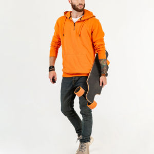 Nouveaux ensembles de survêtements d'hiver pour hommes personnalisés à capuche, chauds et solides, OEM, haute qualité, 100% coton - Product Image 1