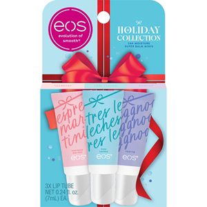Coffret cadeau eos Super Balm Mini - Tres Leches, Eggnog, Espresso Martini, lot de 3 - Product Image 1