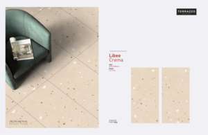 Carreaux de porcelaine de qualité supérieure LIBEE CREMA TERRAZZO LOOK CARVING SURFACED - Product Image 3