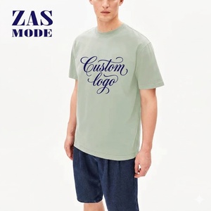 Nueva Llegada, Camiseta de Manga Corta para Hombre, Color Sólido, Hombros Caídos, 100% Algodón, Corte Holgado, Estampado en Serigrafía, de Secado Rápido, Venta al Por Mayor - Product Image 1