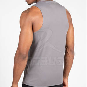 Camiseta sin mangas de entrenamiento de verano de algodón para hombre, camiseta sin mangas de talla grande sin mangas con cuello en V, ropa deportiva para Fitness - Product Image 4