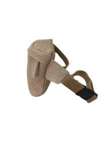 Vente en gros 100% naturel Jucos élégant Beige unisexe taille sac de luxe Logo antivol hanche pochette fermeture éclair bonbons pour la course voyage - Product Image 4