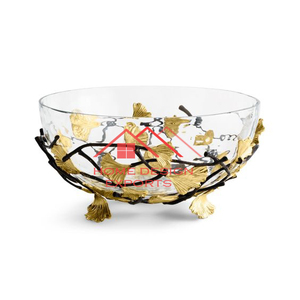 <b>Silver</b> Coated Casting Aluminum Metal Fruit Bowl Latest Design Fruits Bowl for Home Living Room <b>Coffee</b> and Console <b>Table</b> Decor - Product Image 5