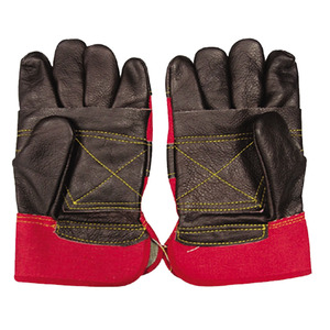 Gants de travail en cuir multicolore pour la construction de meubles et la menuiserie-Texture lisse 6mil/10mil Epaisseur renforcée Manchette - Product Image 1