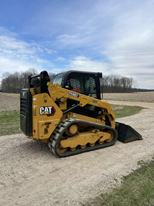 259D3รถตักขนาดเล็กแมวรถตักขึ้นรูปด้วยความร้อนและ a/c ความร้อนอากาศนั่งส่วนประกอบหลักเครื่องยนต์และเกียร์ - Product Image 3