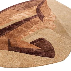 Vente en gros de tapis marocains faits à la main en laine et coton tuftés mur à mur pour un usage domestique lavable prix - Product Image 2