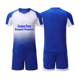 Ropa de fútbol para hombres con logotipo personalizado, precio al por mayor y servicio OEM, diseño de conjuntos de corte automatizado - Product Image 1