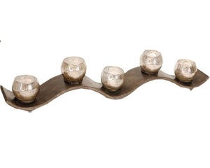 Classic Candle Holder Metal with Elegant Design Perfect for Home Decor Wedding <b>Table</b> Centerpieces and Special <b>Occasions</b> - Product Image 1