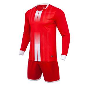 Conjunto de camiseta de fútbol sublimado personalizado para hombre, ropa de fútbol exclusiva con estampado de transferencia de calor para adultos - Product Image 5