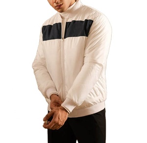 Chaqueta Bomber de Satén Reversible con Logotipo Personalizado de Nuevo Diseño para Hombre, Chaqueta Bomber Corta Informal de Nailon con Cremallera para Invierno y Actividades al Aire Libre - Product Image 3