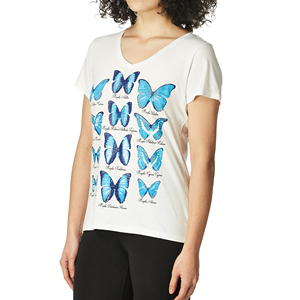 T-shirt en polyester uni pour femmes en gros, commande en vrac, t-shirt doux à séchage rapide, t-shirt personnalisé en mélange de polyester pour femmes - Product Image 4