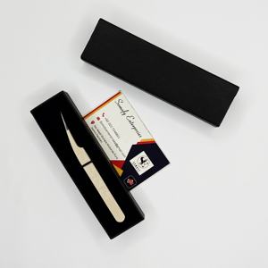 Pince à épiler pour extensions de cils Hello Kitty couleur nude, faite à la main, en acier inoxydable japonais Somofy Enterprises, 10 mm, dentelée - Product Image 6