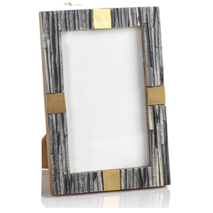 Cadres photo modernes en résine avec incrustations osseuses pour les acheteurs en gros - Écologiques, couleurs personnalisables, OEM/ODM disponible, différentes tailles - Product Image 4