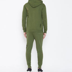 <b>Top</b> Quality Custom Made Men <b>Distressed</b> Tracksuits Set Customized 100% Cotton Made Men <b>Distressed</b> Tracksuits - Product Image 3