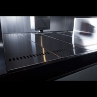 Four à pizza électrique RINALDI SUPERFORNI de qualité supérieure, à convection/turbocompression, pour restaurants, pizzerias, usage commercial, en acier inoxydable 1