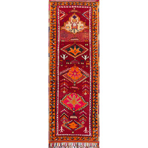Nuray Classic Style 3D Geometric Wool Rugs Red Orange Hand Knotted Rectangle <b>Carpet</b> for Home Living Room Pae-3044 Big Hallway - Product Image 1