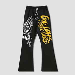 300GSM กางเกงผ้าฝ้าย100% สำหรับผู้ชายแบบสั่งทำ - Product Image 2