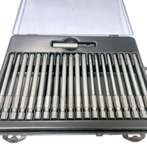 Jeu d'embouts de tournevis de haute qualité 21 PCS 90mm S2 Zinc Phosphate avec étui rigide et OEM disponible - Product Image 2