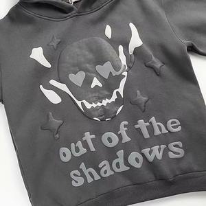 Sweat-shirts à capuche personnalisés de haute qualité, manches longues, streetwear, couleur unie, 100% coton, technique brodée pour l'hiver - Product Image 5