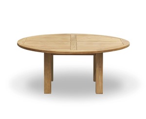 Juego de Muebles para Restaurante, Mesa Redonda Hecha de Madera de Teca, Acabado Impecable con Alta Precisión, Diseño Moderno y Elegante - Product Image 2