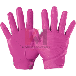 Guantes de Fútbol Americano Personalizados con Logotipo, Antideslizantes, Cómodos, con Agarre de Palma Súper Adherente para Jóvenes y Adultos - Product Image 1