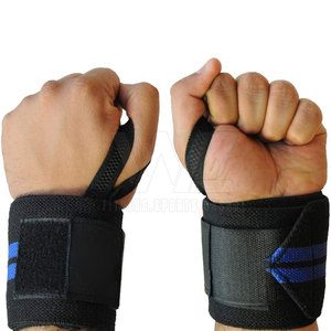 Logotipo personalizado Durable Entrenamiento Levantamiento de pesas Gimnasio Muñequeras Envolturas para hombres Ajuste Gimnasio Muñequeras - Product Image 6