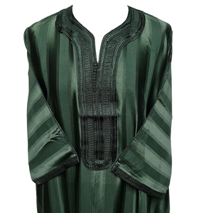 Caftan musulman islamique personnalisé de haute qualité Thobe traditionnel pour hommes de haute qualité Vêtements pour hommes Mode musulmane Jubba Thobe - Product Image 6