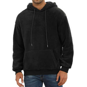 Sweat à capuche polaire personnalisable de haute qualité pour hommes hiver coton matériel vente entière sweats à capuche en polaire pour hommes 100% coton - Product Image 3