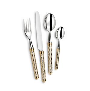 Juego de cubiertos duraderos para reuniones familiares y comidas diarias juego de cubiertos con acabado para casas modernas y minimalistas juego de cubiertos - Product Image 2