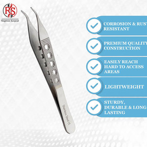 Adson Forcep Curved Stainless Steel Reusable Tissue Forceps Manual CE Certified - Product Image 5