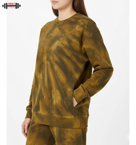 High Quality Custom Women's Pullover Hoodies Knitted Fleece Breathable V-neck Winter Streetwear Solid Pattern Size Wholesale - Product Image 1