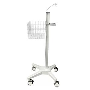 Carro para equipos médicos (Compatible con <span class=keywords><strong>Airpro</strong></span> 6000 + Base de fundición a presión de aleación de aluminio + Cesta de alambre de hierro con asa) - Product Image 3