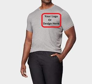 Camiseta con logotipo personalizado al por mayor, camiseta de gran tamaño de algodón 100% para hombre, Camiseta de cuello redondo de manga corta de peso pesado de alta calidad para hombre - Product Image 6