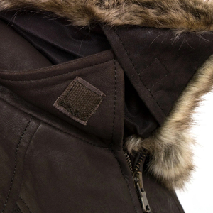 Gilet d'hiver pour femme avec cuir brillant haut de gamme coupe-vent matelassé sans manches doudoune vêtements de travail avec motif animal - Product Image 3