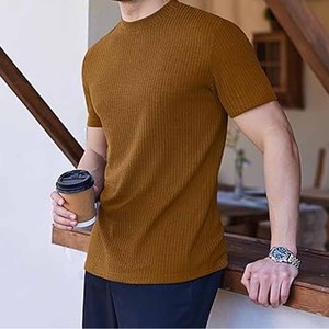 Camisetas Pro Club para Hombre, Algodón Grueso, Manga Corta, Cuello Redondo, 220GSM, Camiseta Personalizada para Fitness, Subida por Dress Sports - Product Image 3