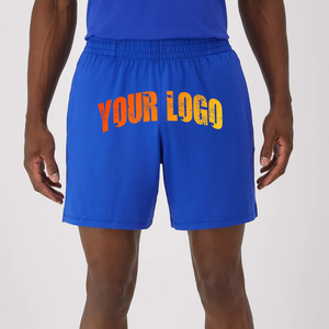 กางเกงขาสั้นเล่นบาสเก็ตบอลของผู้ชาย300 GSM น้ำหนักเบากางเกงขาสั้นระบายอากาศสีพื้นทรงหลวมแบบ100% - Product Image 1