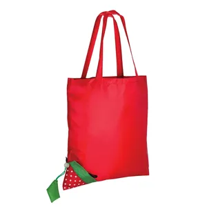 Borsa Pieghevole Promozionale Personalizzata a Forma di Fragola - Product Image 1