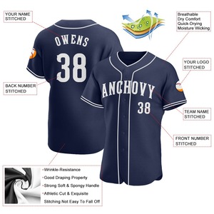 Großhandel Maßgefertigte Sublimierte Baseball-Uniform Strapazierfähiges Trainings-Trikot Atmungsaktive Mesh-Hose Blanko-Bekleidung Sportbekleidung Outfit - Product Image 2