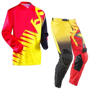 Traje de Jersey de Motocross Personalizado, Transpirable, de Secado Rápido, Resistente al Viento, Pantalones de Seguridad MX, Ropa Deportiva para Motocross - Product Image 1