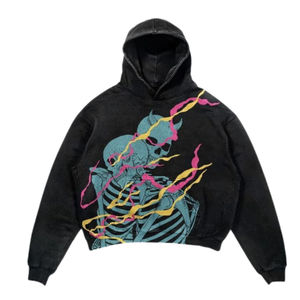 Unisex 100% Cotton Oversize Hoodie Premium Quality Streetwear Casual Fashion Comfortable Breathable Soft Warm Hoodie - Product Image 6