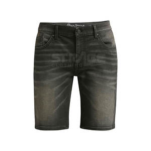 Shorts en jean pour homme 100% coton à séchage rapide, service OEM, léger, écologique, nouvelle arrivée, meilleur design, prix abordable - Product Image 2