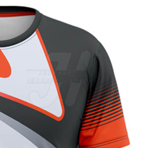 Meilleur prix T-shirt confortable à manches courtes pour hommes, conception de couleur personnalisée avec motif imprimé par sublimation solide - Product Image 4