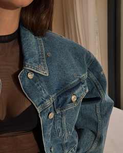 Chaqueta Vaquera para Hombre, Bordada, Estilo Holgado, Forro Polar Suave y Cálido, Color Personalizado, Logotipo, Material de Algodón, Estilo Casual Moderno - Product Image 3