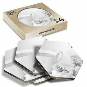 Ensemble de sous-verres de renard en bois personnalisés imprimés animaux des bois rustiques en bois thé sculpté à la main café - Product Image 3